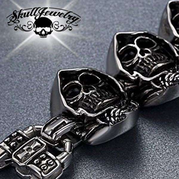 Grim Reaper Skull Bracelet 