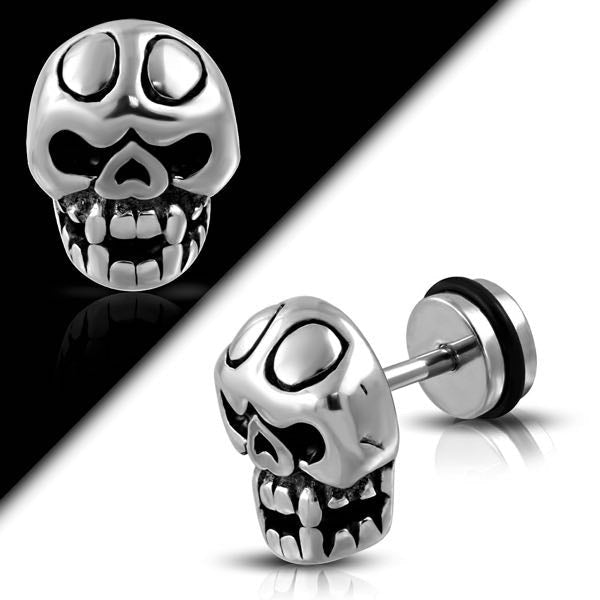 Hellboy Skull Earring