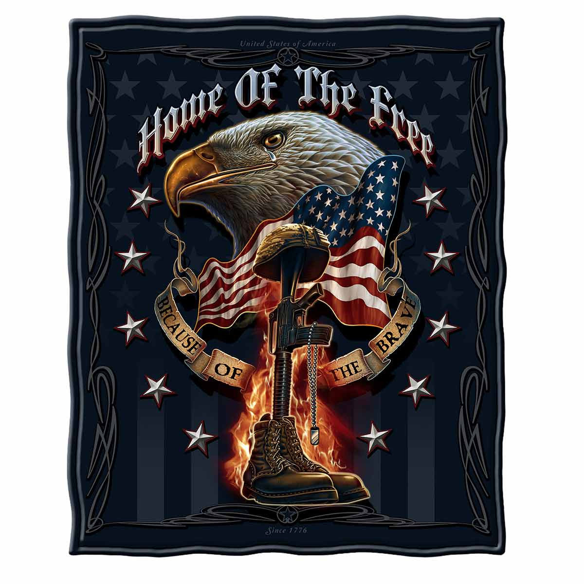 Home Of The Free Premium Blanket