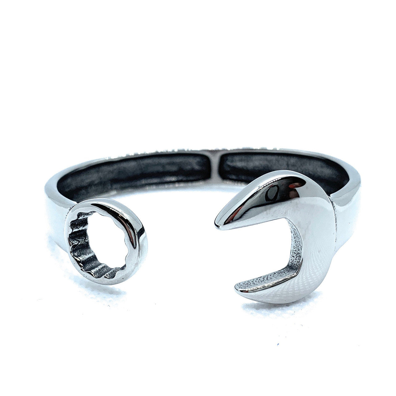 'Putting In Work' Steel Bangle Bracelet