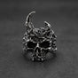Infernal Horns - Skull ring (#035)