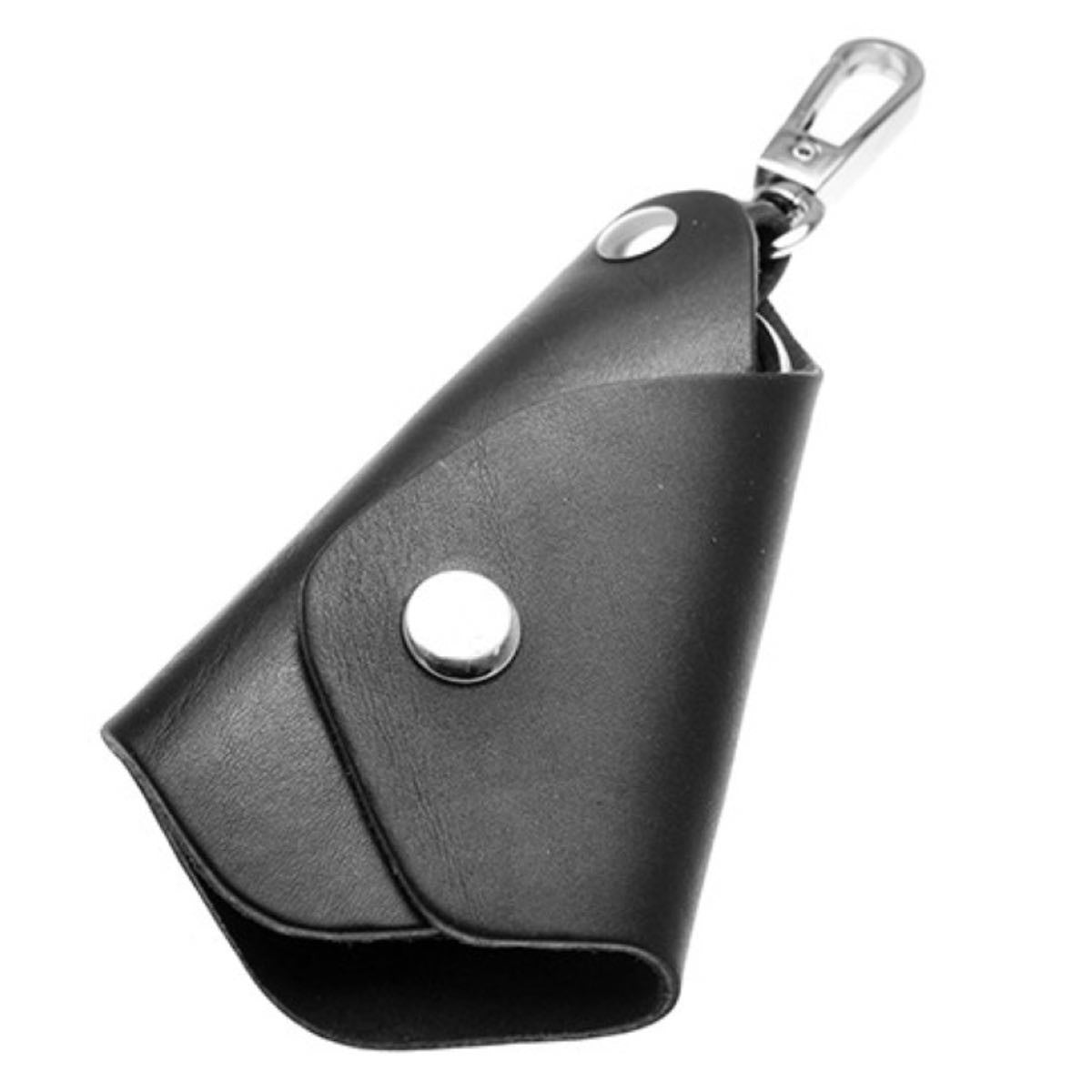 Key Chain with Wrapping Leather Cover