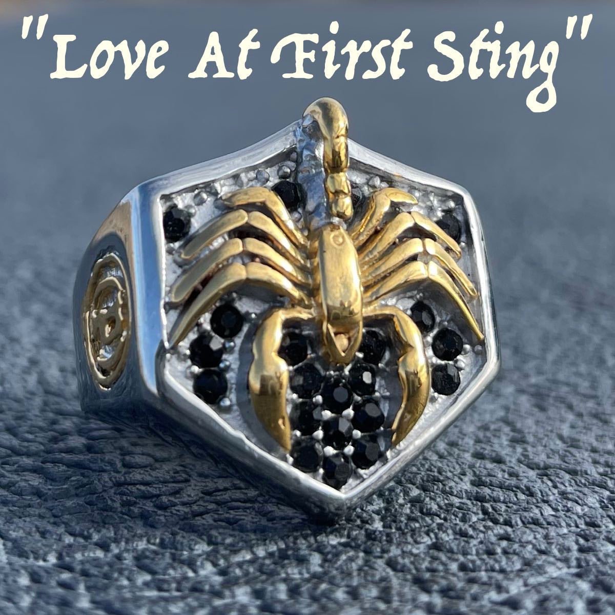 "Love At First Sting" Scorpion Ring