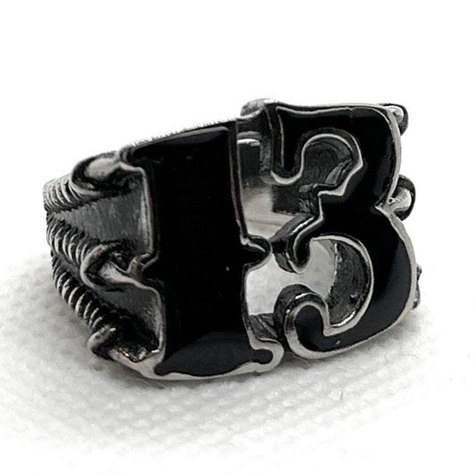 Lucky 13 Dragon Claw Stainless Steel Ring