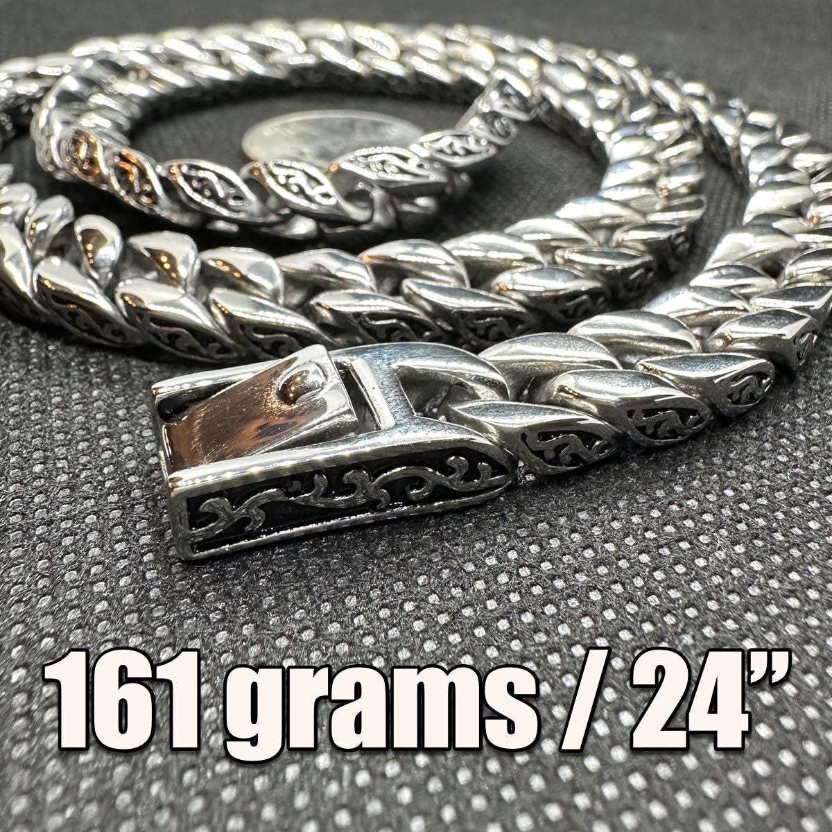 Majestic Steel Giant 161g 24" necklace