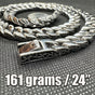 Grandeur - 24" / 161 grams - Big, Bold & Heavy Skull Necklace (#n113)