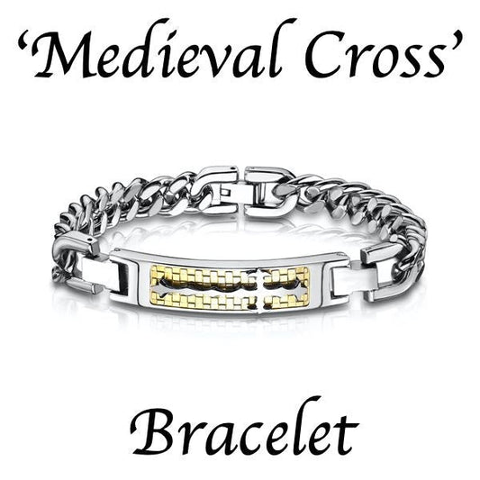 'Medieval Cross' Chain Bracelet