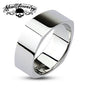 Mirror Polished Square Band Ring 316L Stainless Steel (#404)