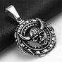Mystic Horned Skull Pendant (#c497)