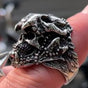Mythical Jaguar Native American Skull Ring (#202)