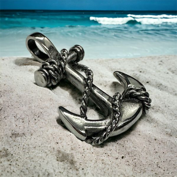 Nautical Knot Anchor Pendant