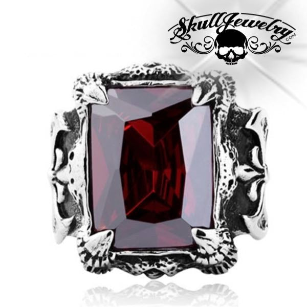 Nordic Warrior Ruby Ring