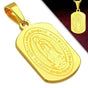 Nuestra Señora De Guadalupe Gold-Tone Virgin Mary Pendant (#p095gold)