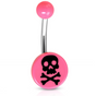 Pink Cashmere Belly Ring  (#c261)