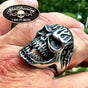 Under the Graveyard - Big, Bold & Heavy Skull Ring (#139)