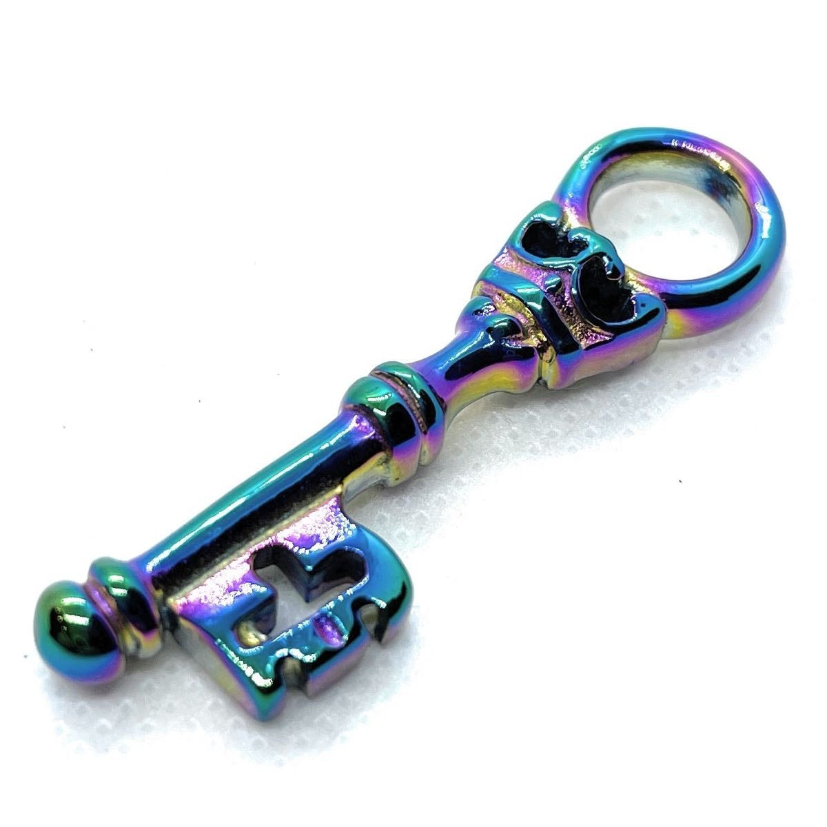 Psychedelic Skeleton Key Pendant