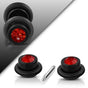 Red Voodoo Earrings (#c273)