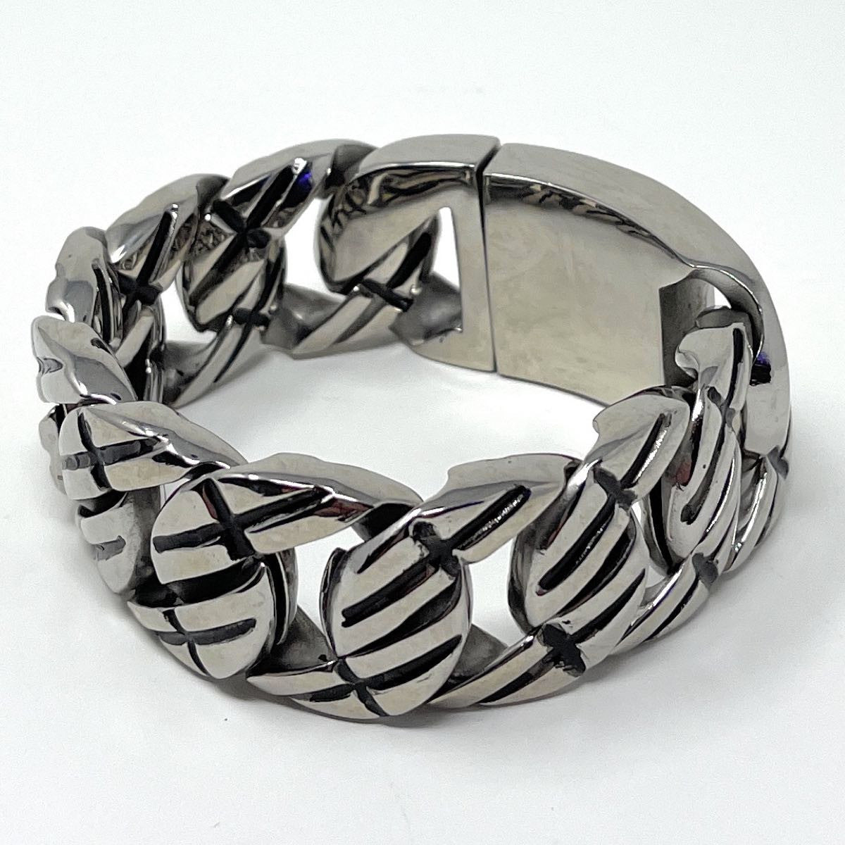 'Runaway' Thick Steel Bracelet