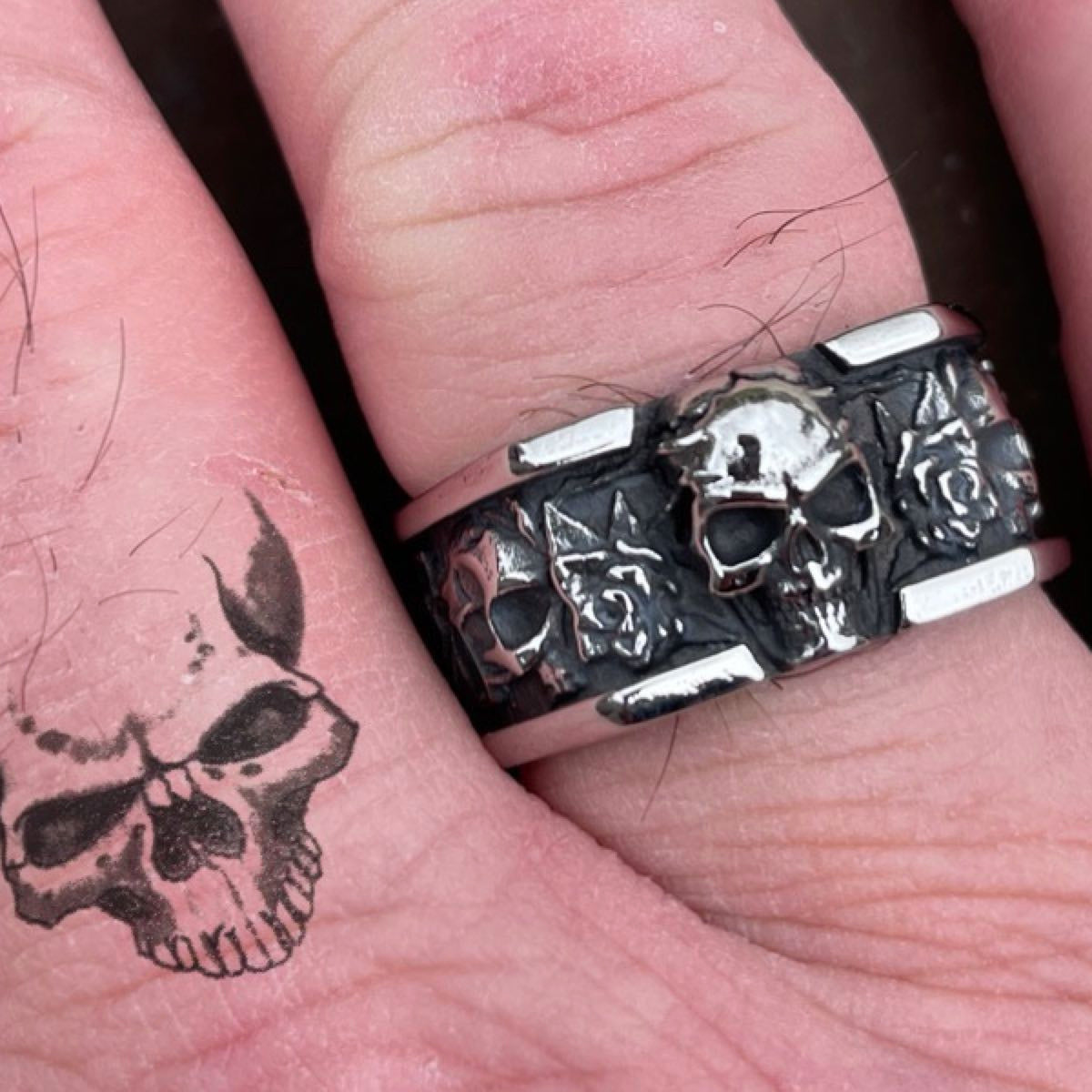 'Skullinator' Skull Ring