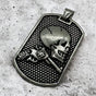 Son of a Gun - Skull & Gun DogTag Pendant (#r0010)