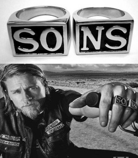 SAMCRO - Sons of Anarchy Rings SO NS – SkullJewellery