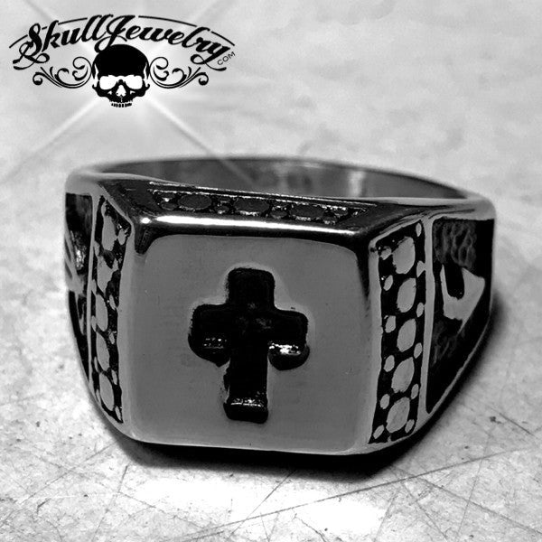 'St. Paul' Christian Cross Ring