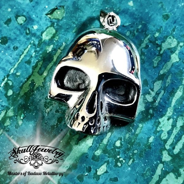 Stainless Steel 'Old School' Keith Richards Style Pendant