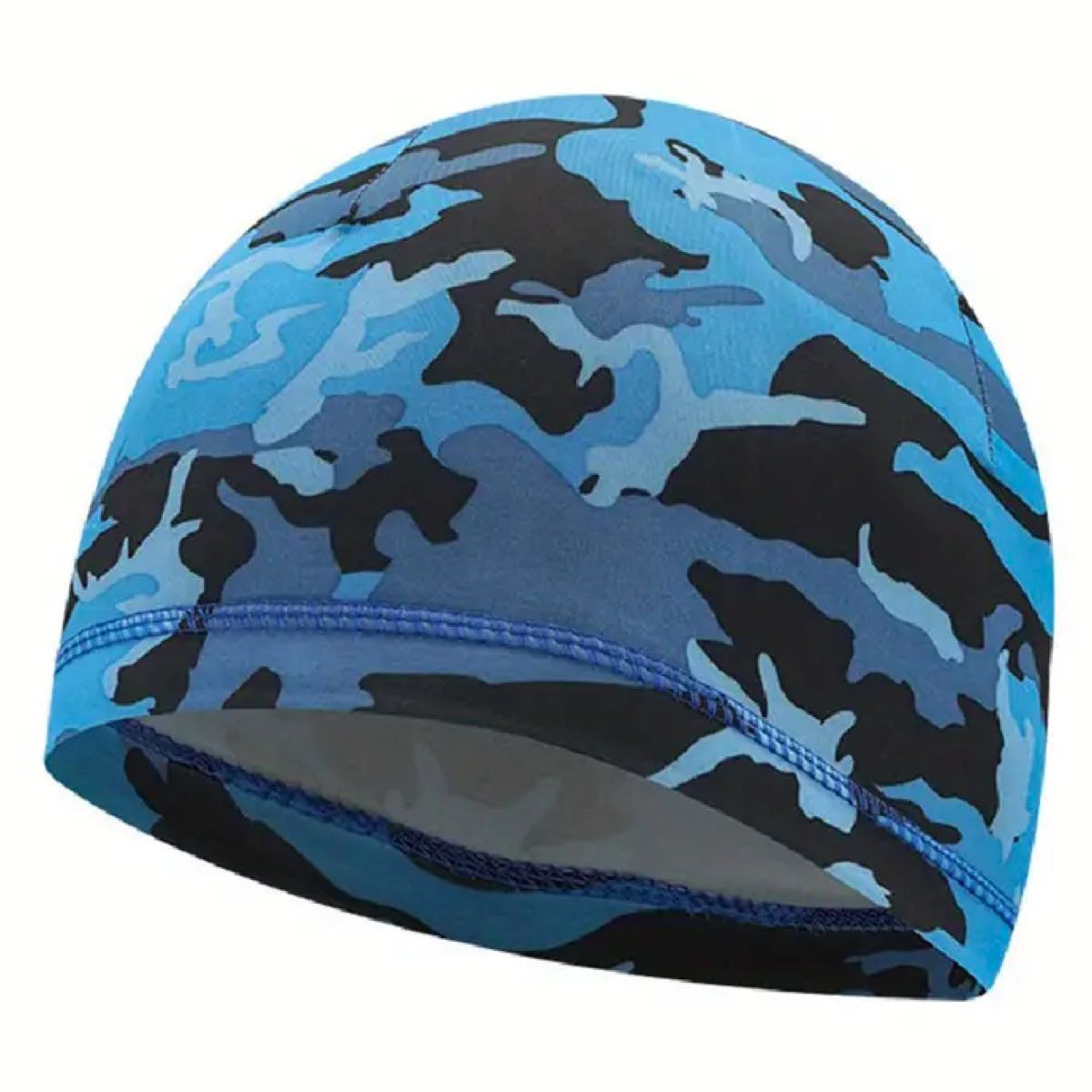 StealthRider: The Blue Camo Performance Riding Cap