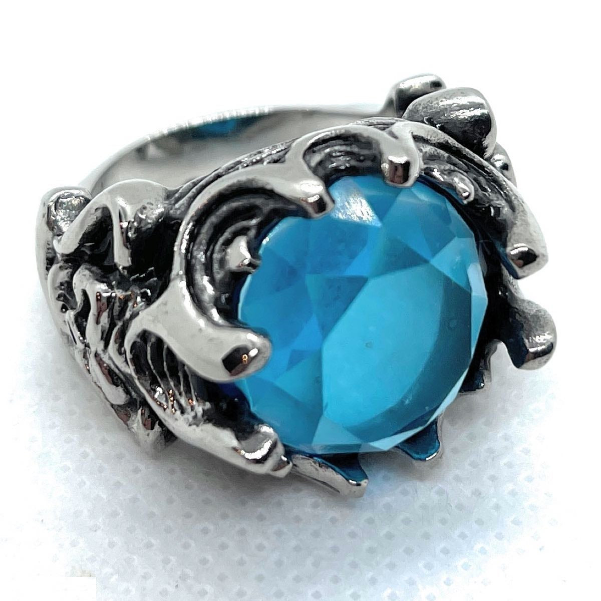 Tangled Up In Blue - Stainless Steel Ring