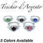 Teschio d’Argento - Skull Wings Wedding/Engagement Rings (w039)