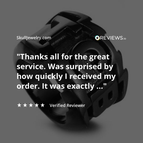 Thanks all for the great service Was surprised by how quickly I received my order It was exactly what I hoped it would be Black TCB Elvis Presley Ring