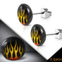 The Flame Earrings (#c057)