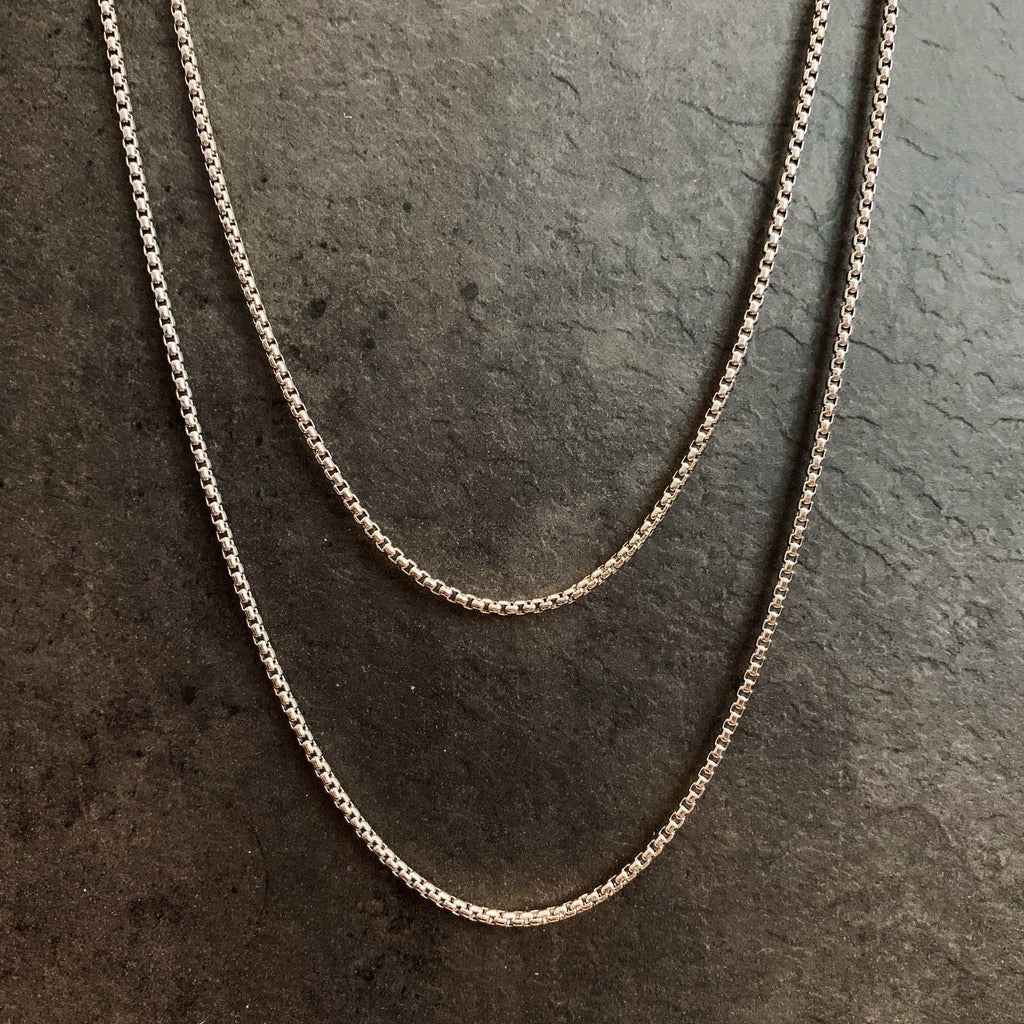 thin steel necklace