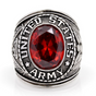 United States Army - Red Stone Ring (#c267)