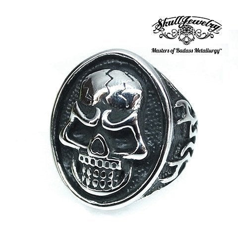 Round About Midnight Skull Ring