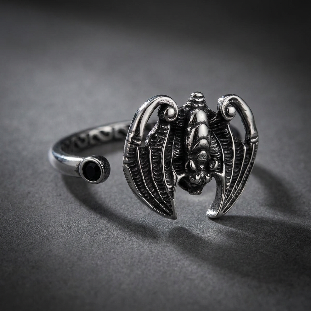 Bat Spinner Ring - image 3