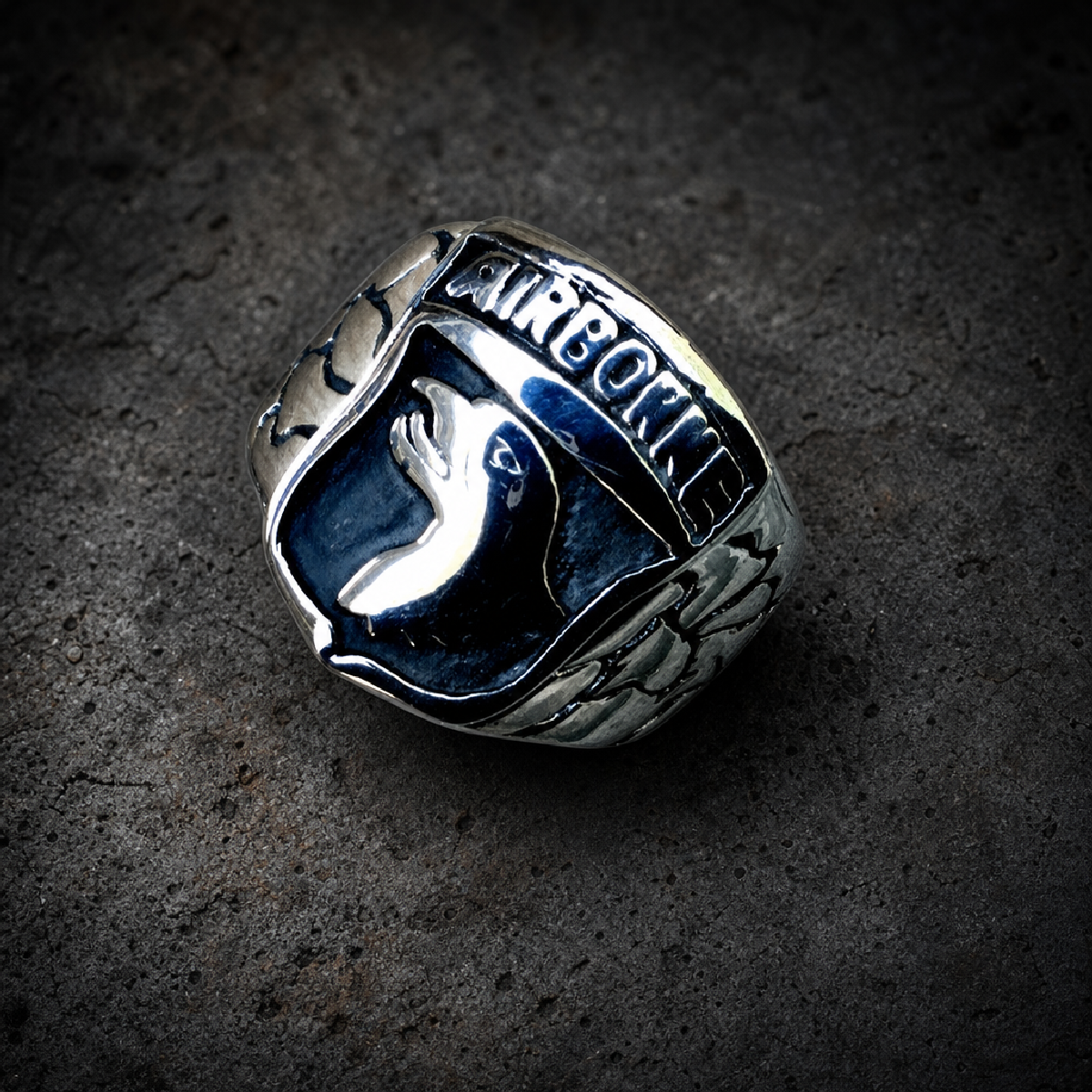 Airborne Ring - 316L stainless steel unisex jewelry (R0672)