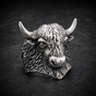 American Bison - Stainless Steel Ring (#R0706)