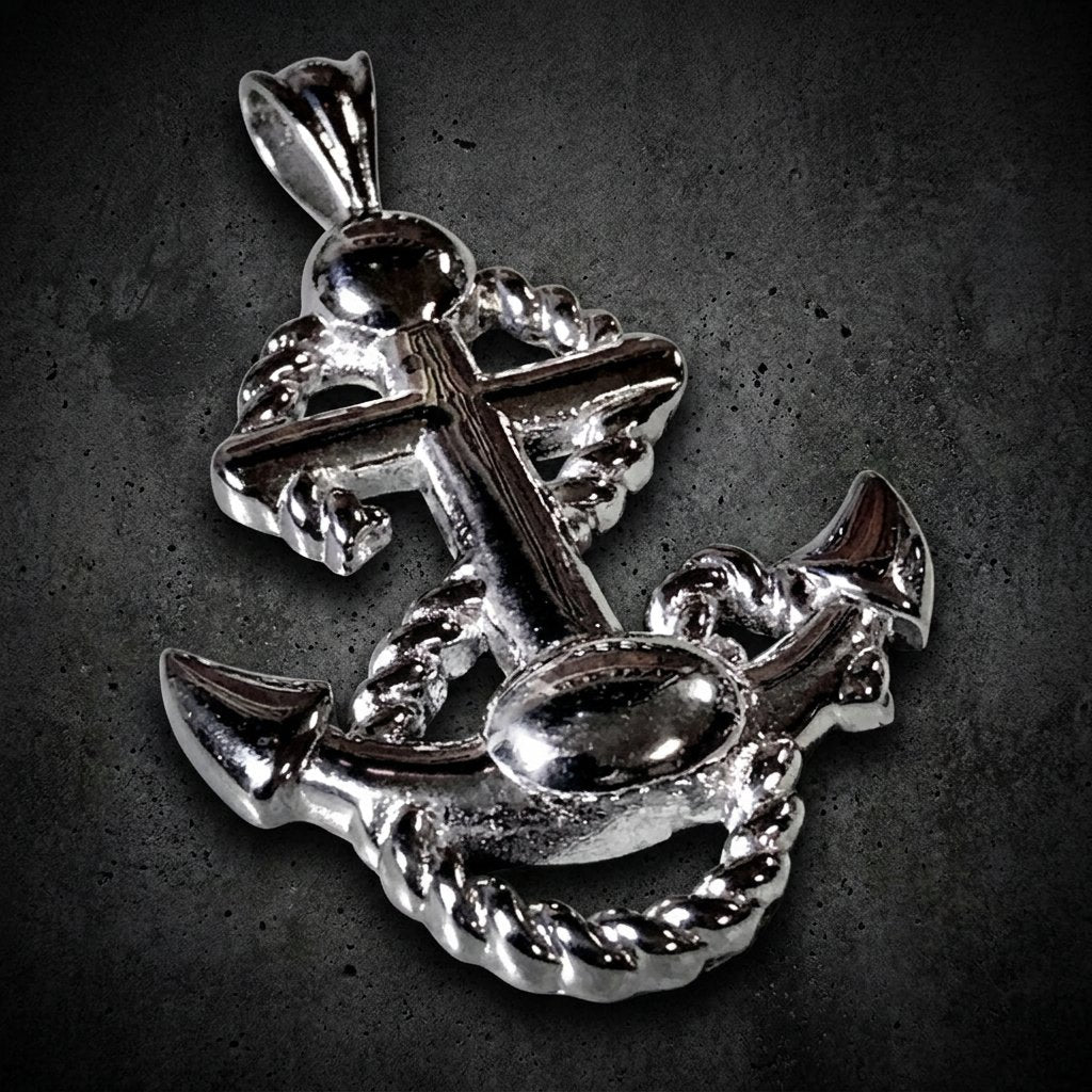 Anchored Cross Pendant (#p040)