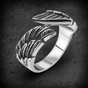 Angel Wing Ring - anillo de alas de ángel (#R0778)