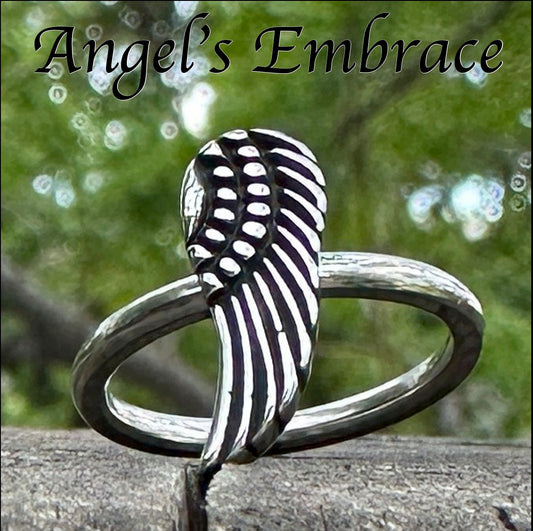 Angel's Embrace Wing Ring