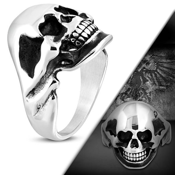 anillo de calavera