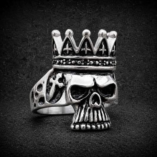 Ape King Skull Ring - 316L stainless steel unisex jewelry (R0748_SIZE08)