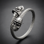 Polished Skull Bangle™ Bracelet (#B0018)