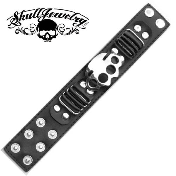 'Street Fighting Man' Knuckles Leather Bracelet