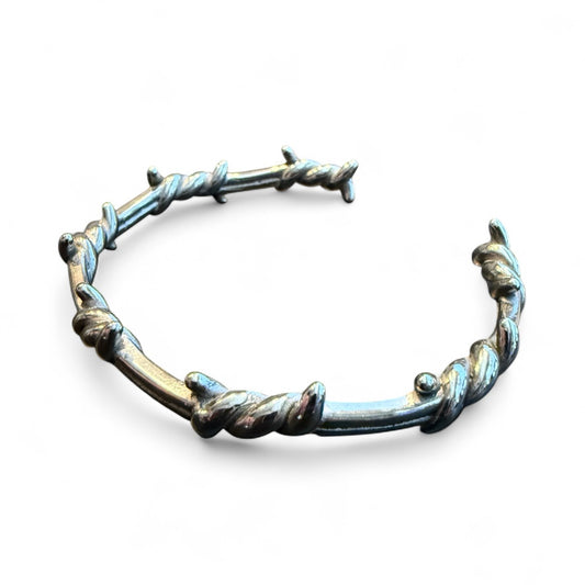 Barb Wire Bangle Bracelet (#bangle023)