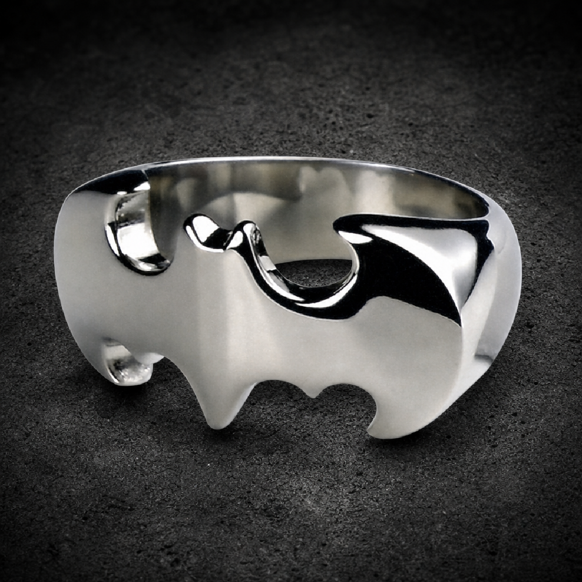 Batman - Stainless Steel Ring - 316L stainless steel unisex jewelry (R0589)