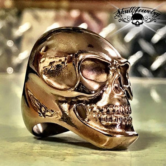'Carried Away' Big, Bold & Heavy Steel Skull Ring