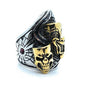 Wicked Sensations - Double Skull Face Ring (#285)