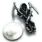 Vintage Grim Reaper Pendant (#p666b)